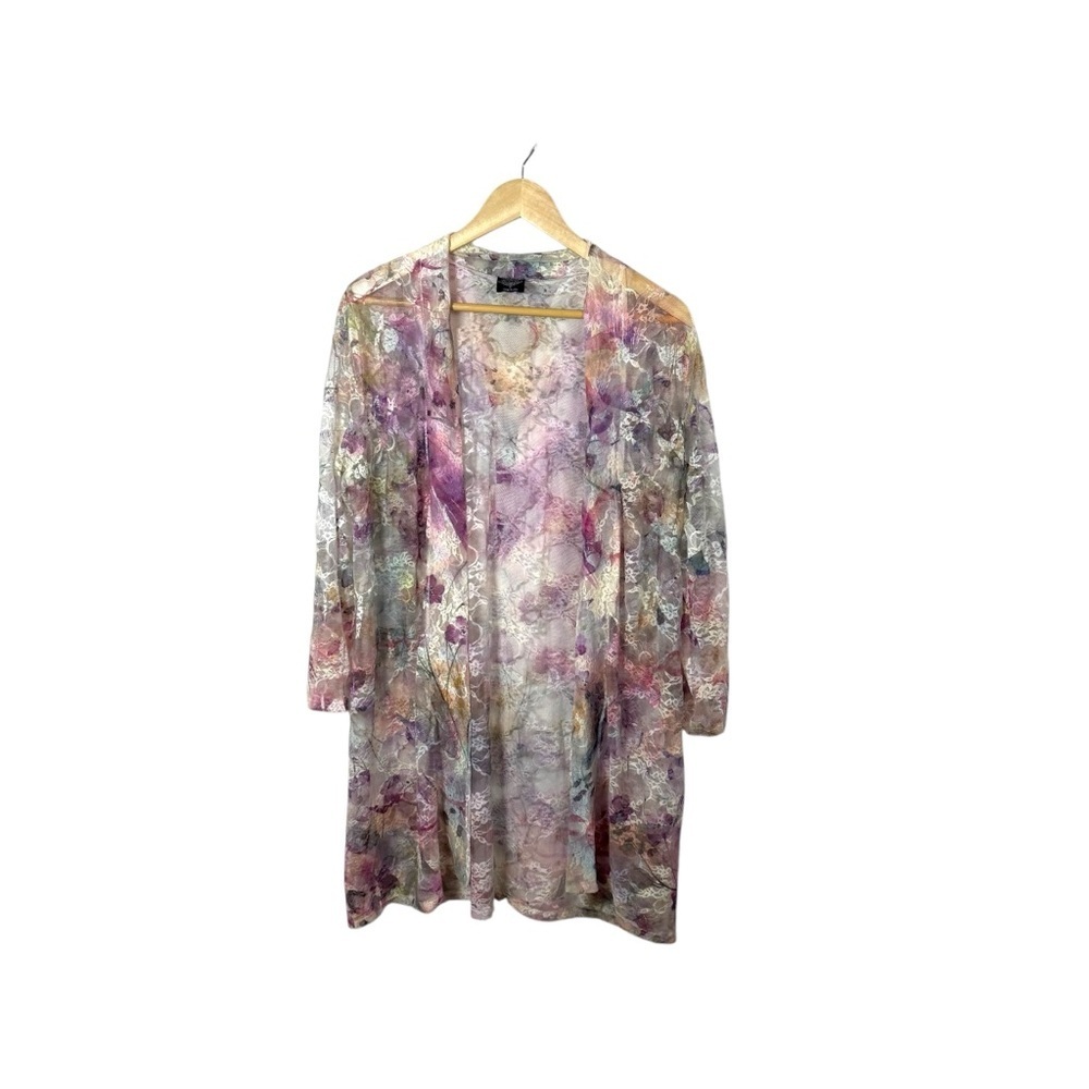 Cal Style Sheer Fairycore Duster Cardigan – Size L – Y2K Whimsigoth